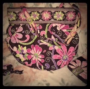 Vera Bradley purse w/wallet & measuring tape